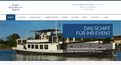 Desktop Screenshot of event-schifffahrt.at
