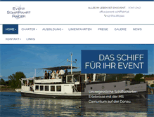 Tablet Screenshot of event-schifffahrt.at